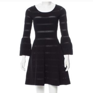 Sandro Knit Bell Sleeve Cocktail Dress